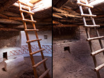 Kivas: restored vs. unrestored