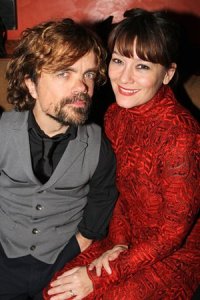Peter Dinklage with his wife, theatre director Erica Schmidt, in New York in 2013. Photograph: Bruce Glikas/FilmMagic
