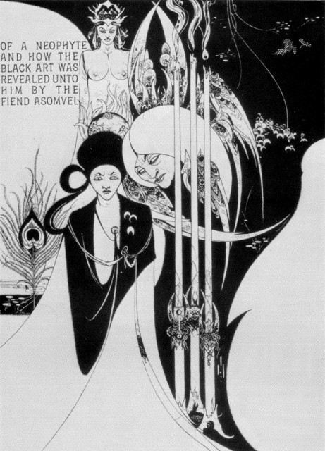 Aubrey Beardsley - Of a Neophyte and how the Black Art was revealed unto him_ from The Pall Mall___