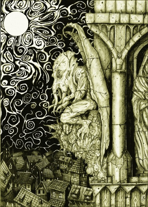 The Haunter of the Dark. A short story by Lovecraft.