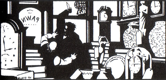 Markheim as illustrated by Michael Lark