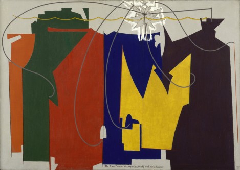 The Rope Dancer Accompanies Herself with Her Shadows by Man Ray