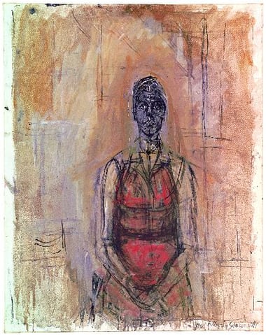 Demi-monde muse … Caroline (1965) by Alberto Giacometti