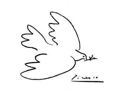 Picasso’s “Dove of Peace” Napkin Art